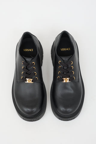 Versace Leather Medusa Derby
