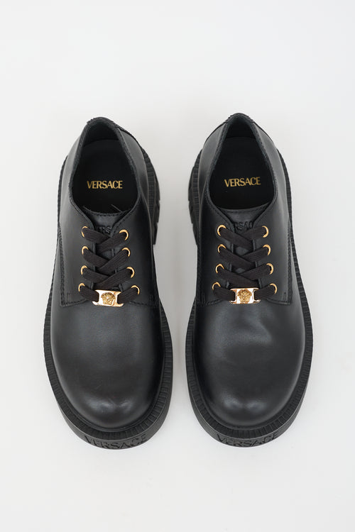 Versace Leather Medusa Derby