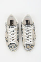 Golden Goose Glitter & Suede Super Star Sneaker