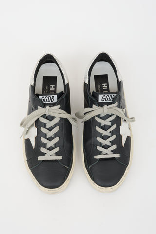 Golden Goose Leather Hi Star Sneaker