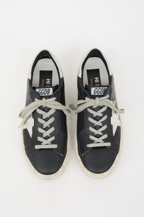 Golden Goose Leather Hi Star Sneaker