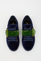 Prada Velvet Strap Sneaker