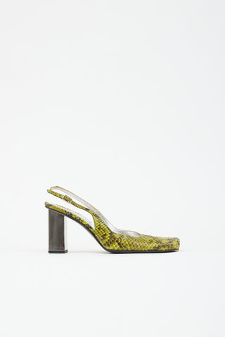 Dolce & Gabbana Leather Slingback Heel