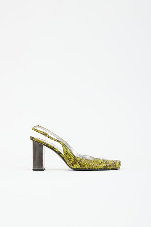 Dolce & Gabbana Leather Slingback Heel