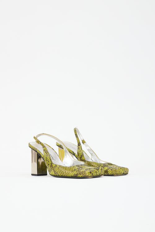 Dolce & Gabbana Leather Slingback Heel