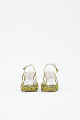 Dolce & Gabbana Leather Slingback Heel