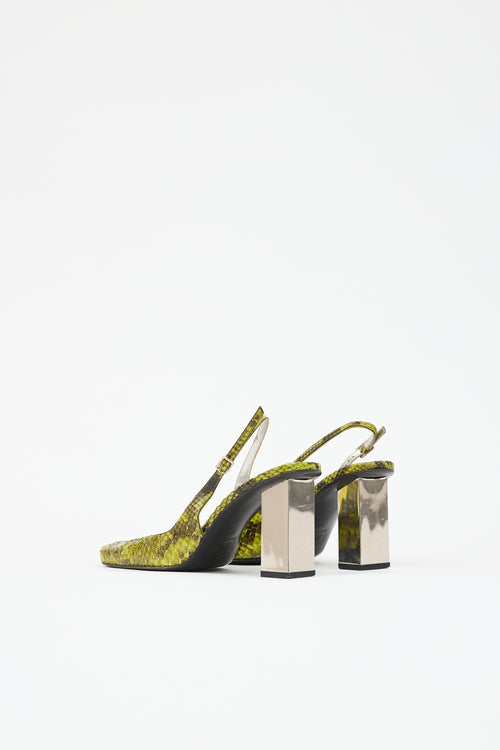 Dolce & Gabbana Leather Slingback Heel