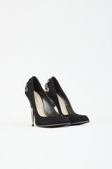 Stella McCartney Satin & Metal Pump