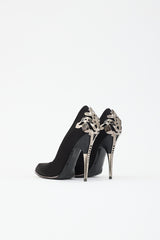 Stella McCartney Satin & Metal Pump