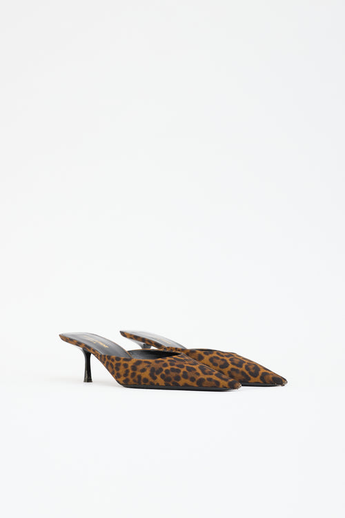 Saint Laurent Grosgrain Barbara Mule