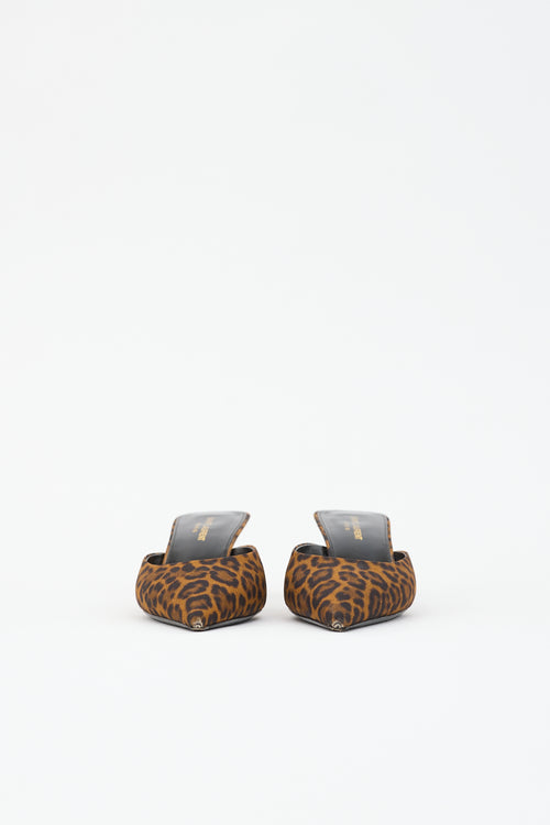 Saint Laurent Grosgrain Barbara Mule