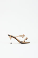 Chanel Satin Bow Sandal
