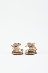 Chanel Satin Bow Sandal