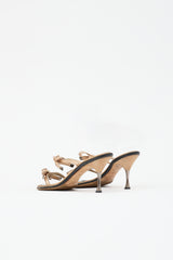 Chanel Satin Bow Sandal