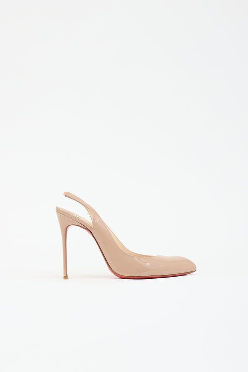 Christian Louboutin Patent Slingback Heel