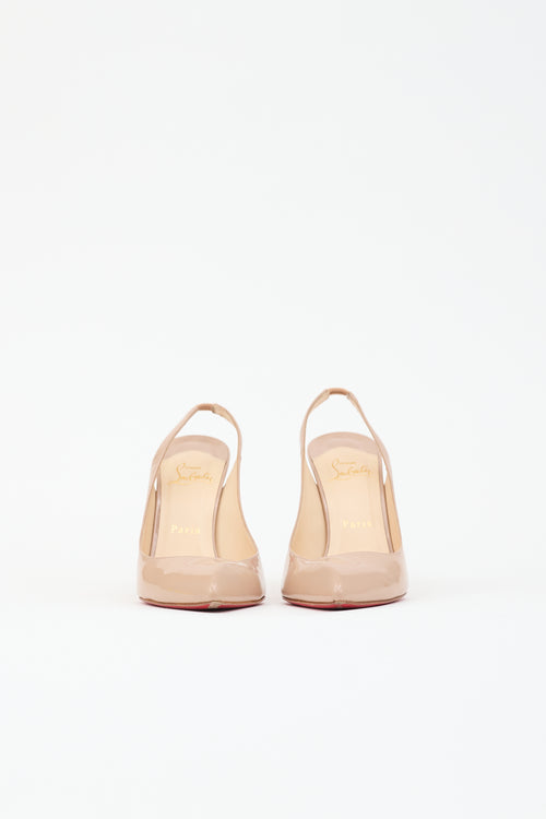 Christian Louboutin Patent Slingback Heel