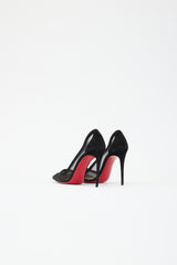 Christian Louboutin Suede & Mesh Galativi Pump