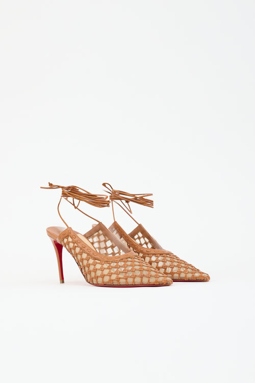 Christian Louboutin Leather Roland Mouret Heel