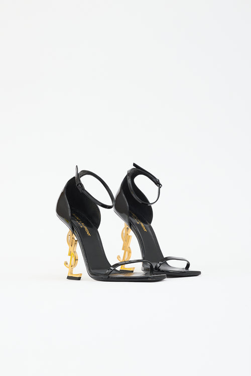 Saint Laurent Patent Opyum Sandal