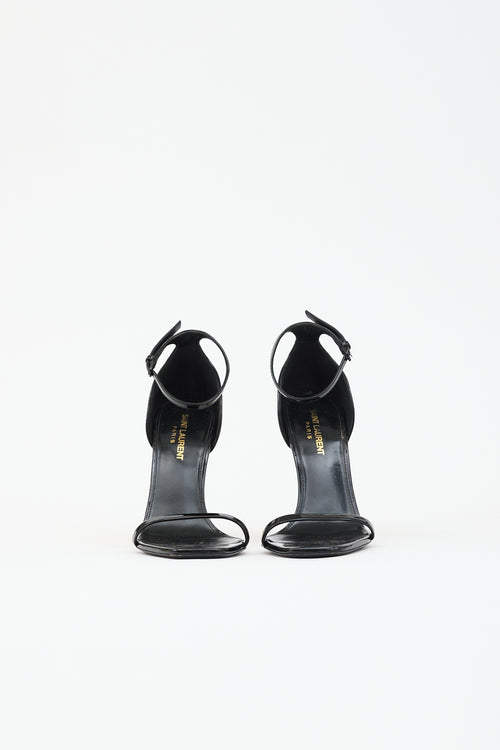 Saint Laurent Patent Opyum Sandal