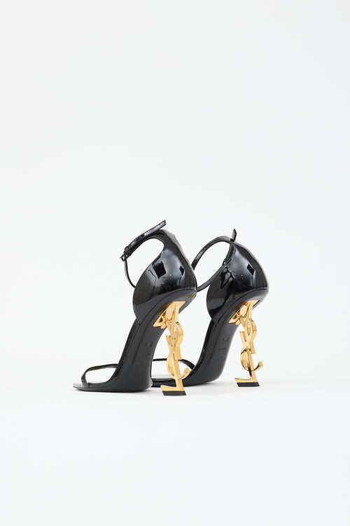 Saint Laurent Patent Opyum Sandal