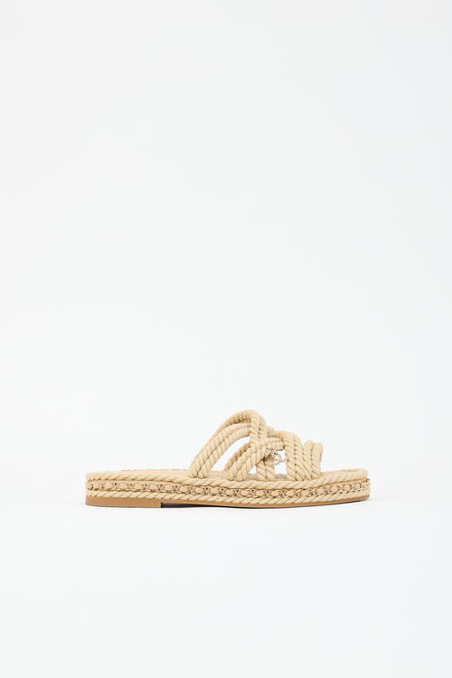Chanel Rope & Chain CC Sandal