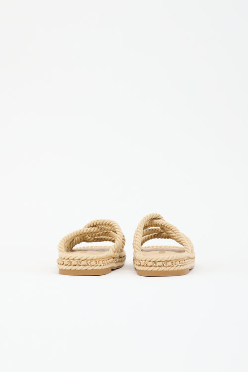 Chanel Rope & Chain CC Sandal
