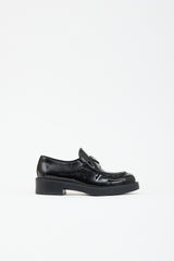 Prada Patent Logo Loafer