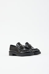 Prada Patent Logo Loafer