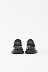 Prada Patent Logo Loafer