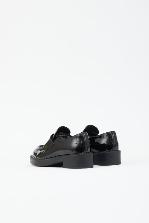 Prada Patent Logo Loafer