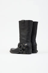 Miu Miu Leather Biker Boot