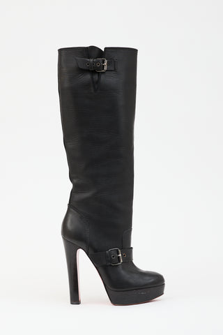 Christian Louboutin Leather Harletty Platform Boot
