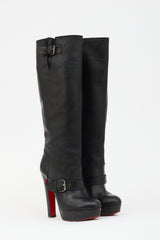 Christian Louboutin Leather Harletty Platform Boot