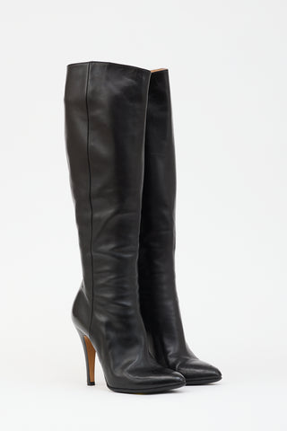 Maison Margiela Leather Zip Boot
