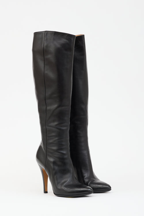 Maison Margiela Leather Zip Boot
