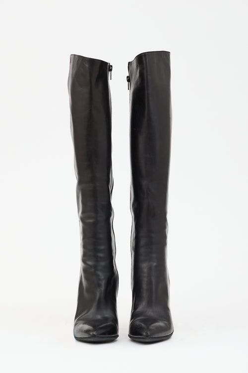 Maison Margiela Leather Zip Boot