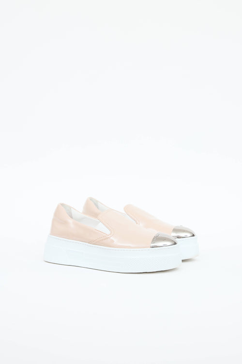 Miu Miu Patent Platform Sneaker