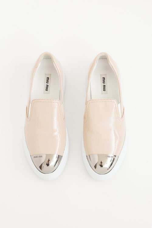 Miu Miu Patent Platform Sneaker
