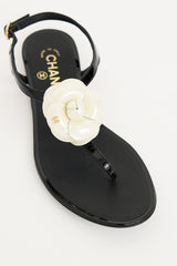 Chanel CC Camellia Sandal