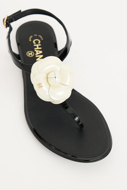 Chanel CC Camellia Sandal