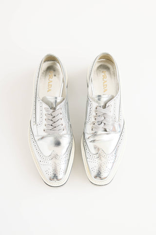 Prada Platform Brogue Oxford