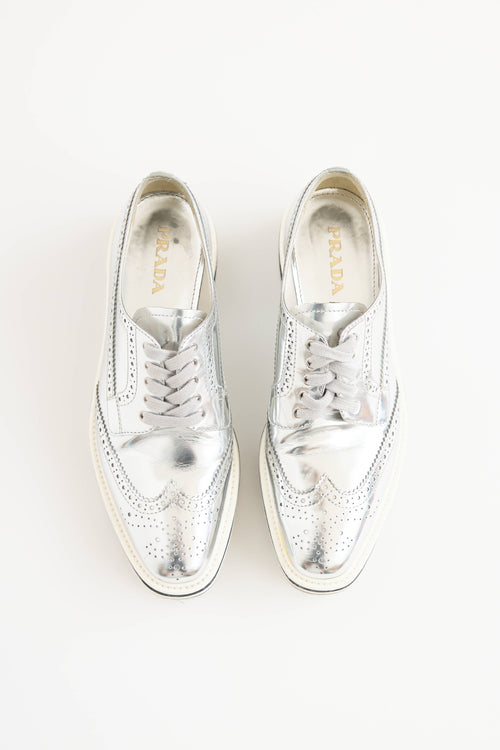Prada Platform Brogue Oxford