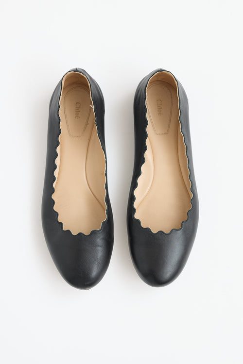 Chloé Leather Lauren Flat