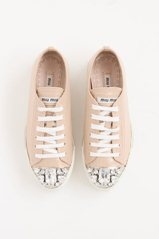 Miu Miu Patent Jewel Sneaker