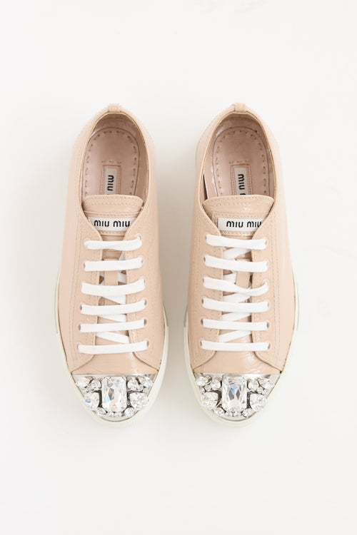 Miu Miu Patent Jewel Sneaker