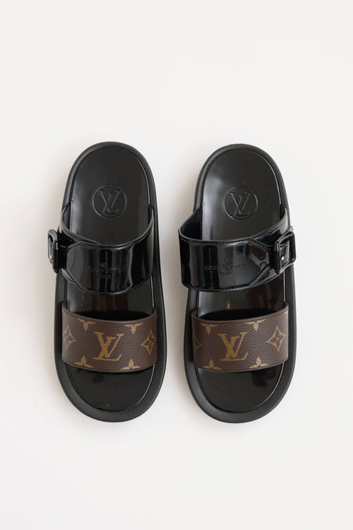 Louis Vuitton Monogram Sunbath Flat Slide