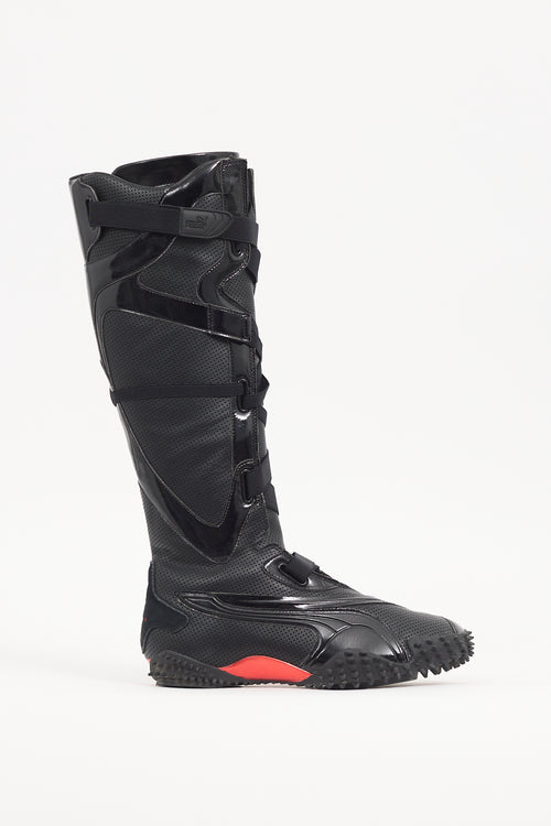 Ottolinger X Puma Black Leather Mostro Boot