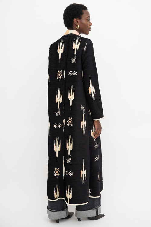 Forte Forte Geometric Jacquard Coat