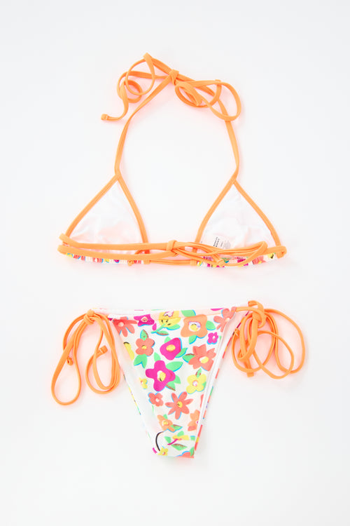 Frankies Bikinis Coastal Satin Bikini Set